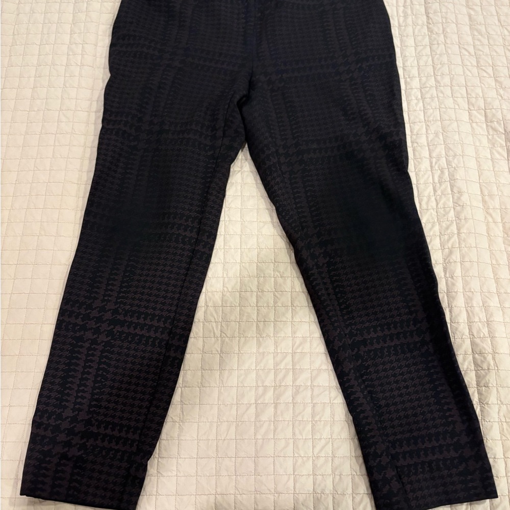 Alfani Black Textured Trousers
